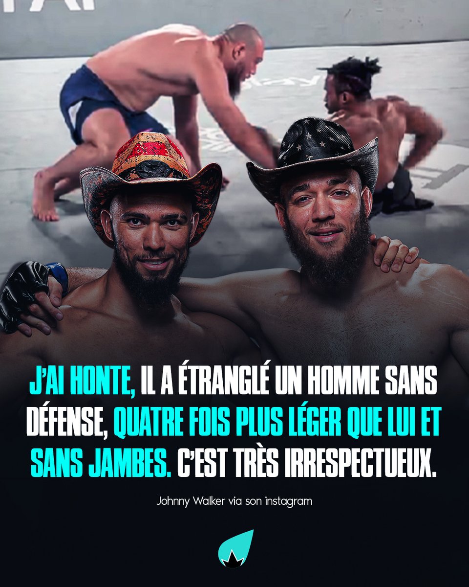 LaSueur_off's tweet image. Johnny Walker s’en prend violemment à son frère pour avoir infligé un étranglement arrière au combattant handicapé, Zion Clark. 🤬

“Il ne mérite pas mon nom, ce n’est pas un Walker !”