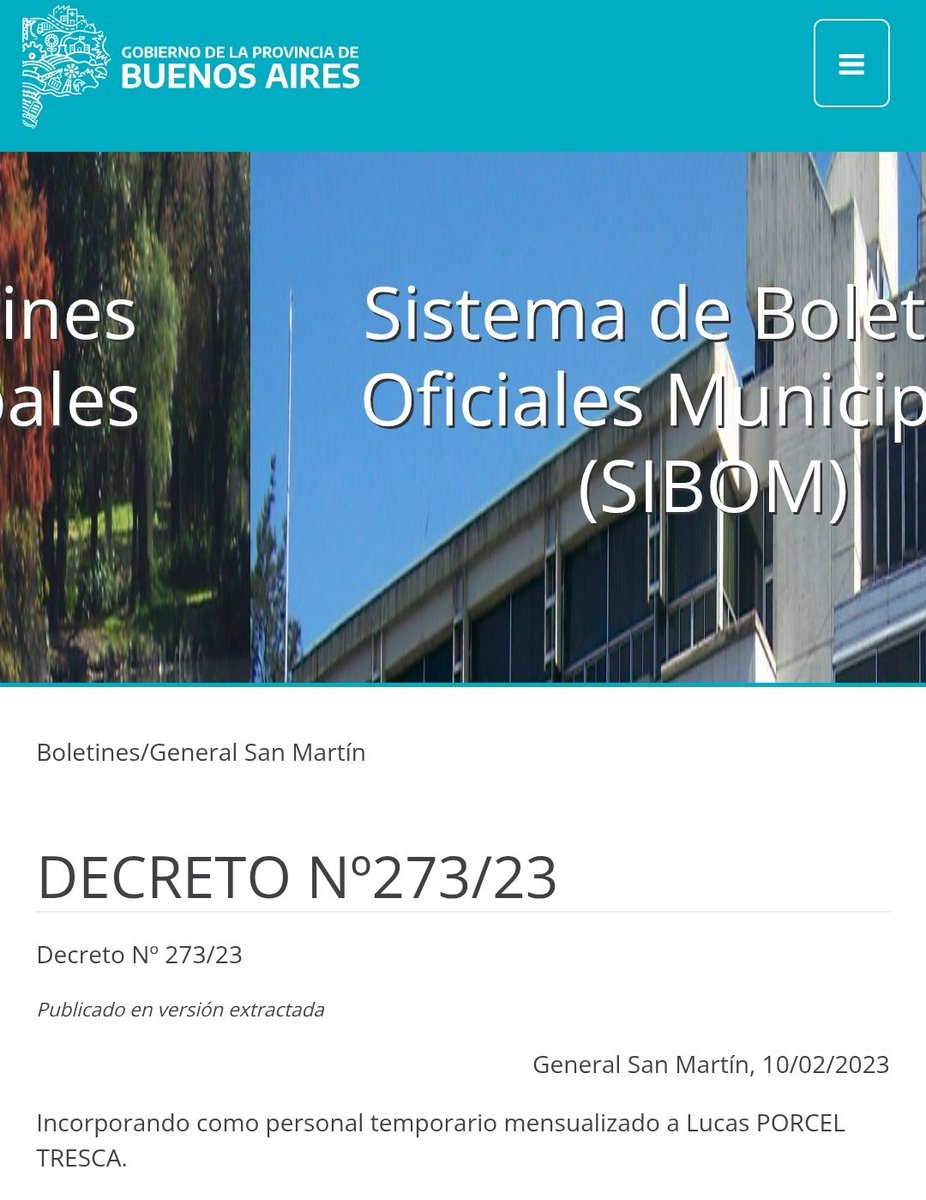 Como nunca falla, el "actor" era munipa.