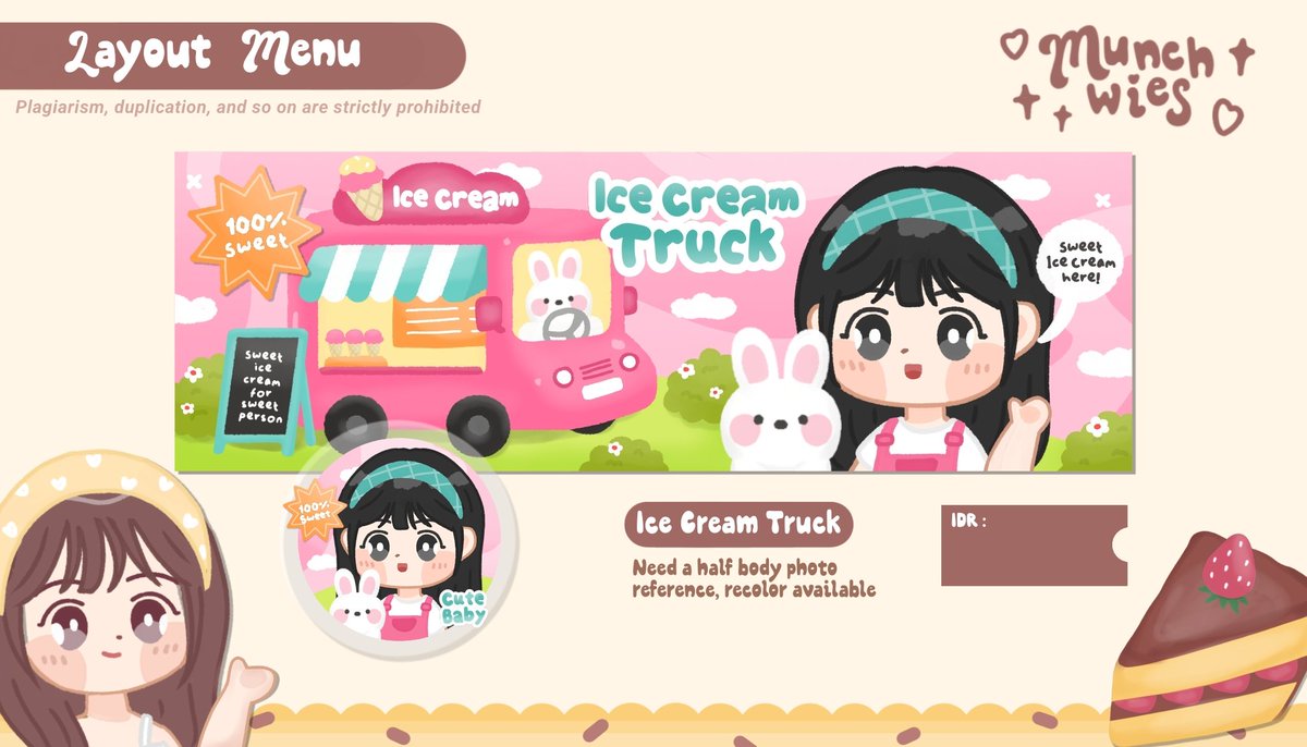 munchwies's tweet image. any interaction would be greatly appreciated 

hii ospekin yuk 🗯🍪 bosyil baru aku ini namanya ice cream truck, sopirnya bunny haha 🐰 semoga aman yaaa 🥹🩷

#zonauang