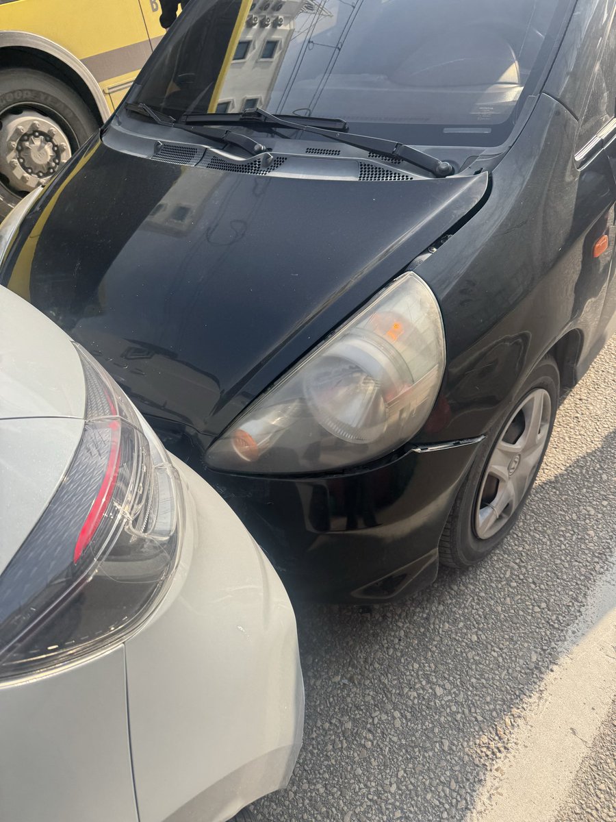 İlk kazamı yapmış bulunmaktayım hatalı taraf bendim tutanağımızı tutuk Allah daha beterinden korusun Kara kartalım yaralı 🥲