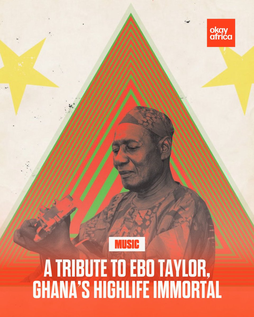 🇬🇭🕊️ Ebo Taylor’s music and artistic practice defined a generation of highlife and Afrobeat music. OkayAfrica traces Taylor’s legacy with the help of African artists and historians like Juls, Uchenna Ikonne, Nsikak, and Joshua Ahazie.

More Here: bit.ly/4s38uHh