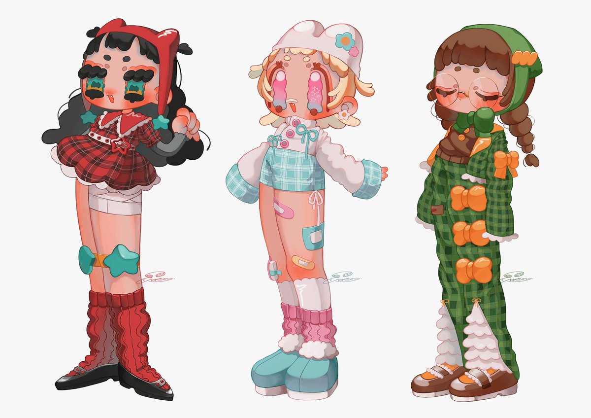 にゅ〜がーるず❤️🩵💚