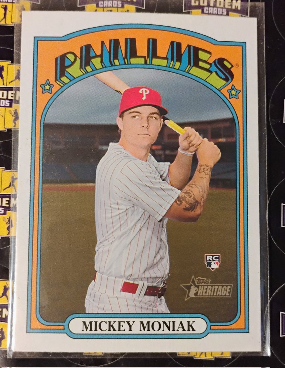 2021 Topps Heritage High Number Mickey Moniak Rookie Card #653