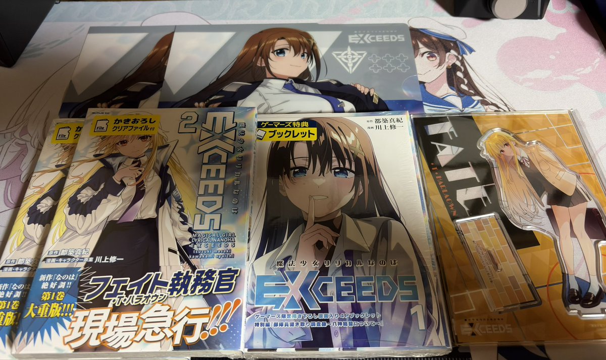 なのは1、2巻買ってゲーマーズ特典のはやてのクリアファイルもゲット