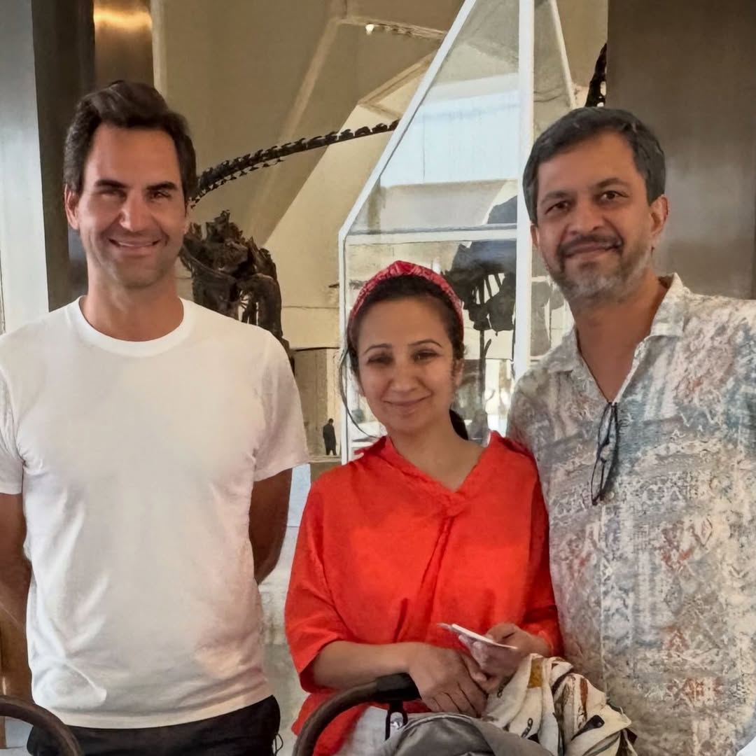 Roger Federer at the Natural History Museum Abu Dhabi😊
SHY KALRA IG