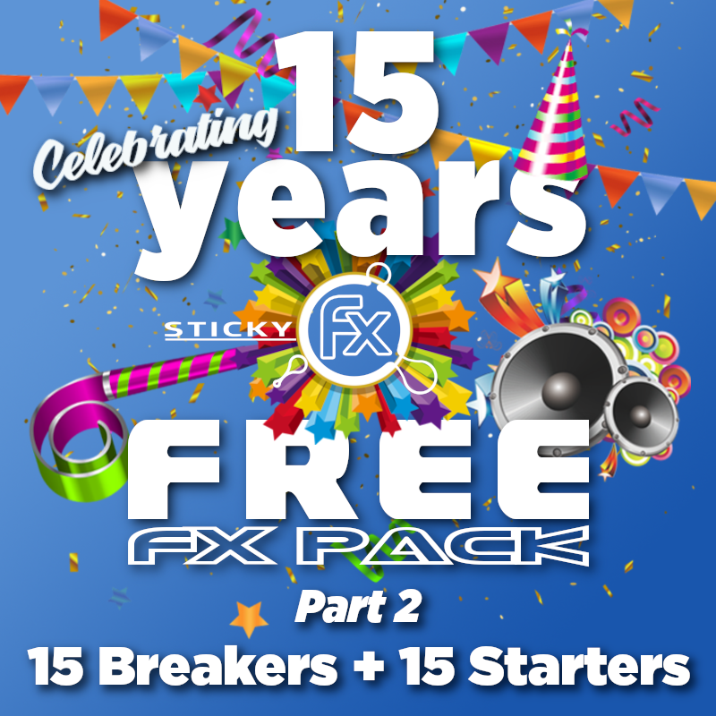 🎉 Sticky FX turned 15! Download our 15 Year Anniversary Free Pack Part 2 now. stickyfx.com/15-year-annive…