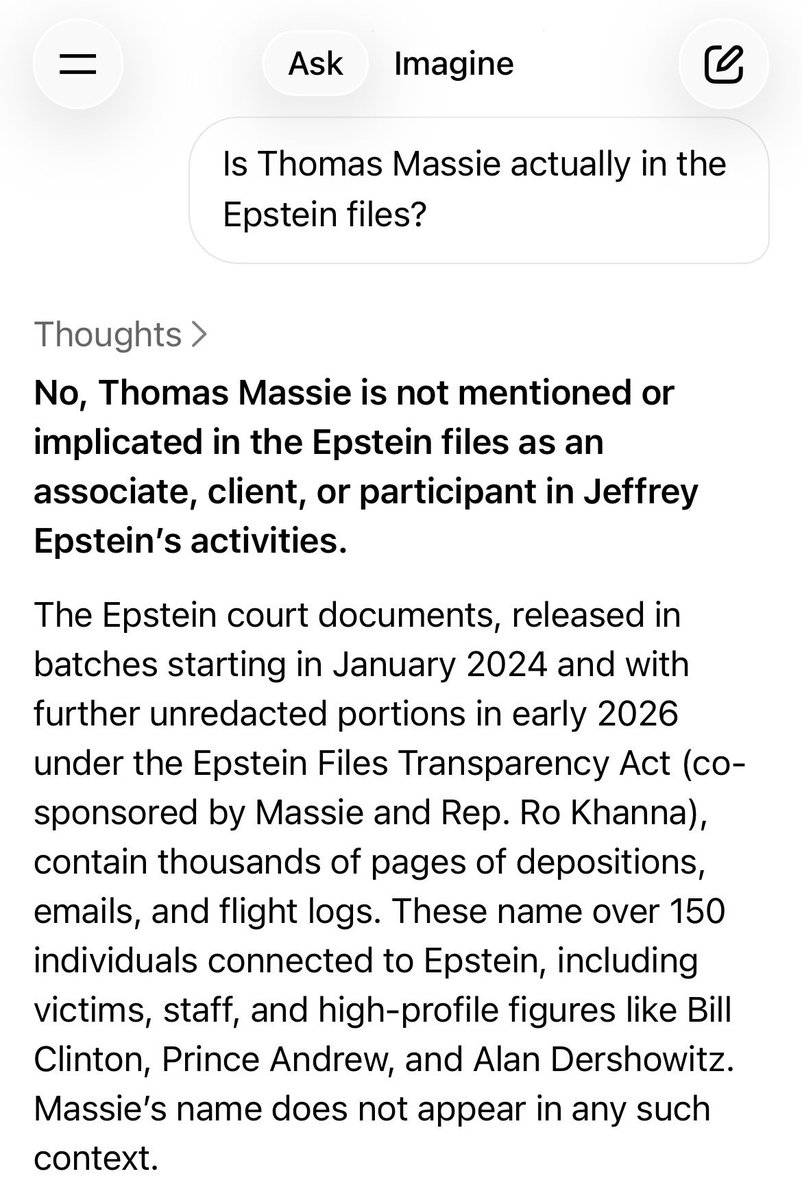 I wonder if you can just say someone is in the Epstein files with no evidence? Like say a representative critical of the files?