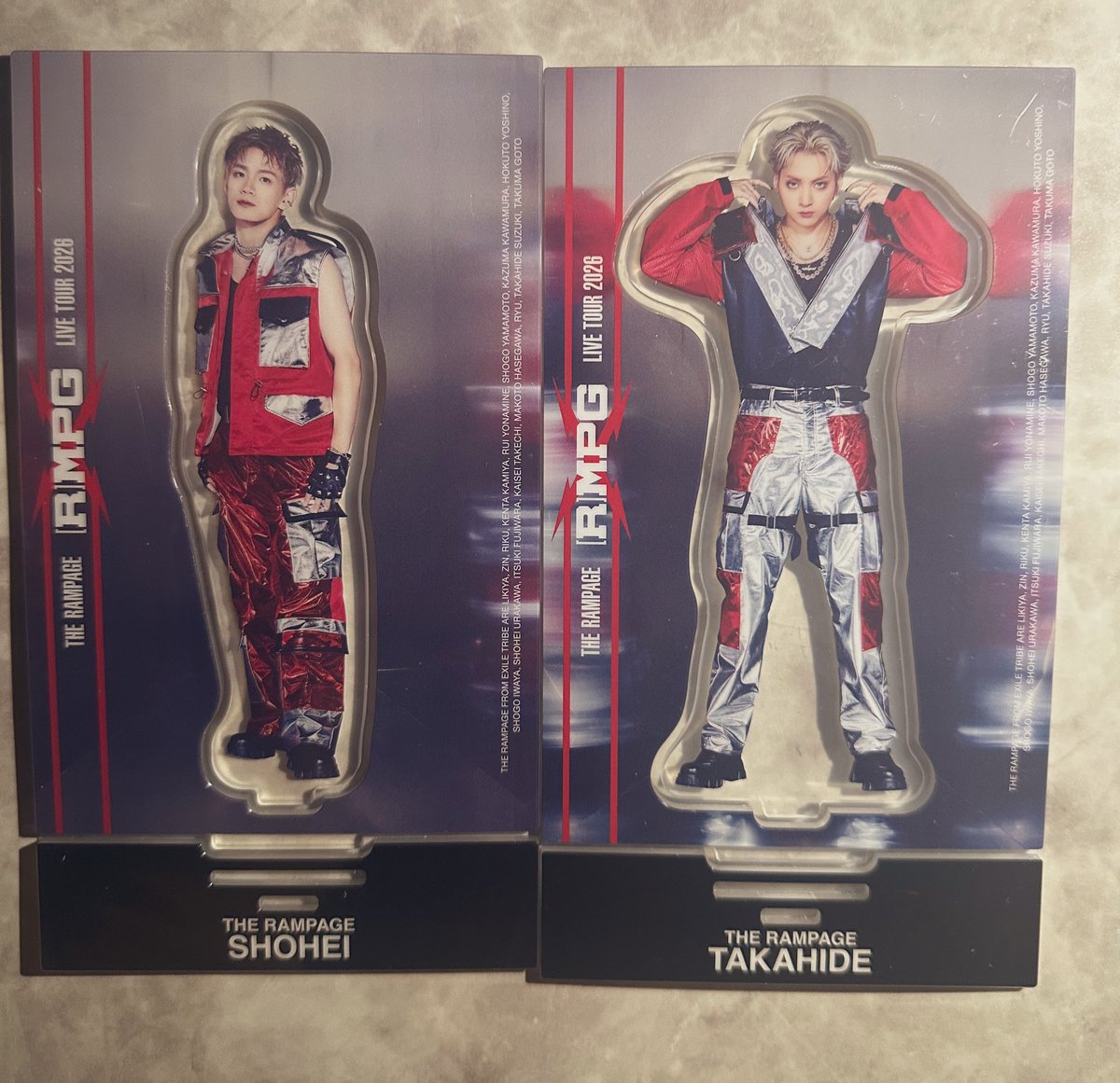 THE RAMPAGE ランペ (R)MPG トラステ アクスタ ネックレス フォトカ