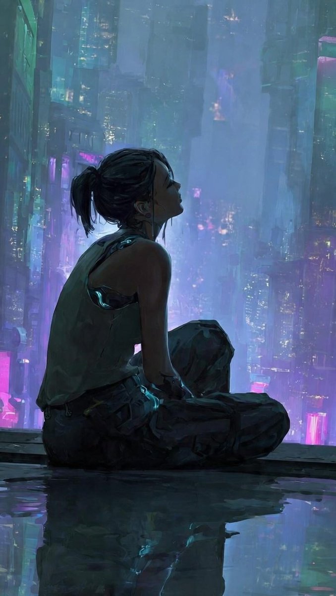 Everything is gone… except the echo of how it used to feel.

(Changing faces ft Charli Brix - Everything is gone🎶)

#cyberpunk #dystopian #NEON #liquidDnB #AIart︎