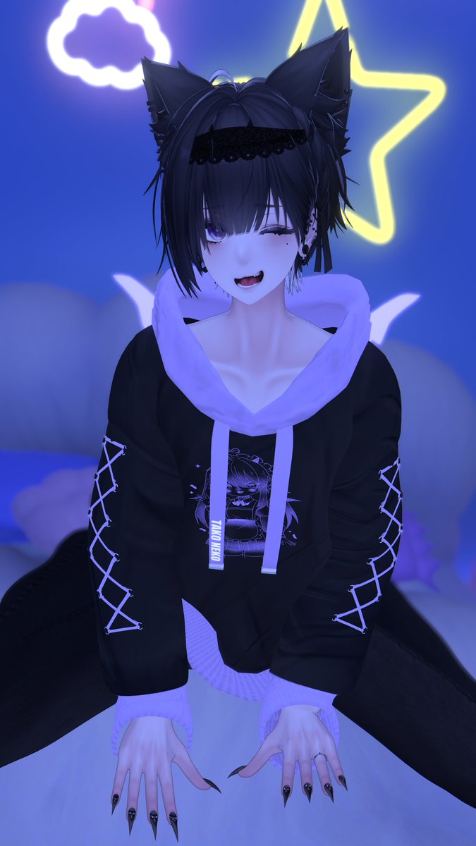 おはよ～！！
今週も頑張りましょう！！ゆるファイ！！
#Nakiya3D #VRChat #TAKONEKO