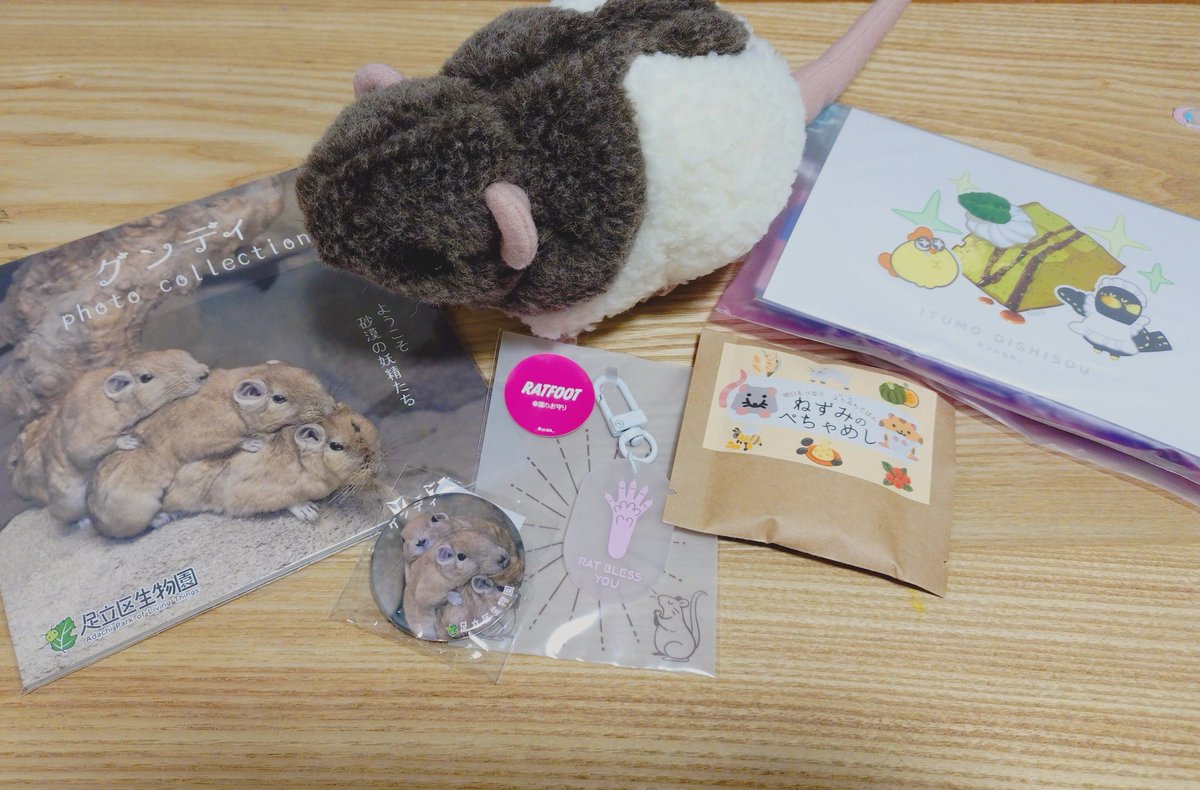 #ローデンツ東京　
…と足立区生物園の
お土産です✨️

あとyugaさんの描いてくださった絵がとてもかわいいので自慢させてください🙏うれしいです!!