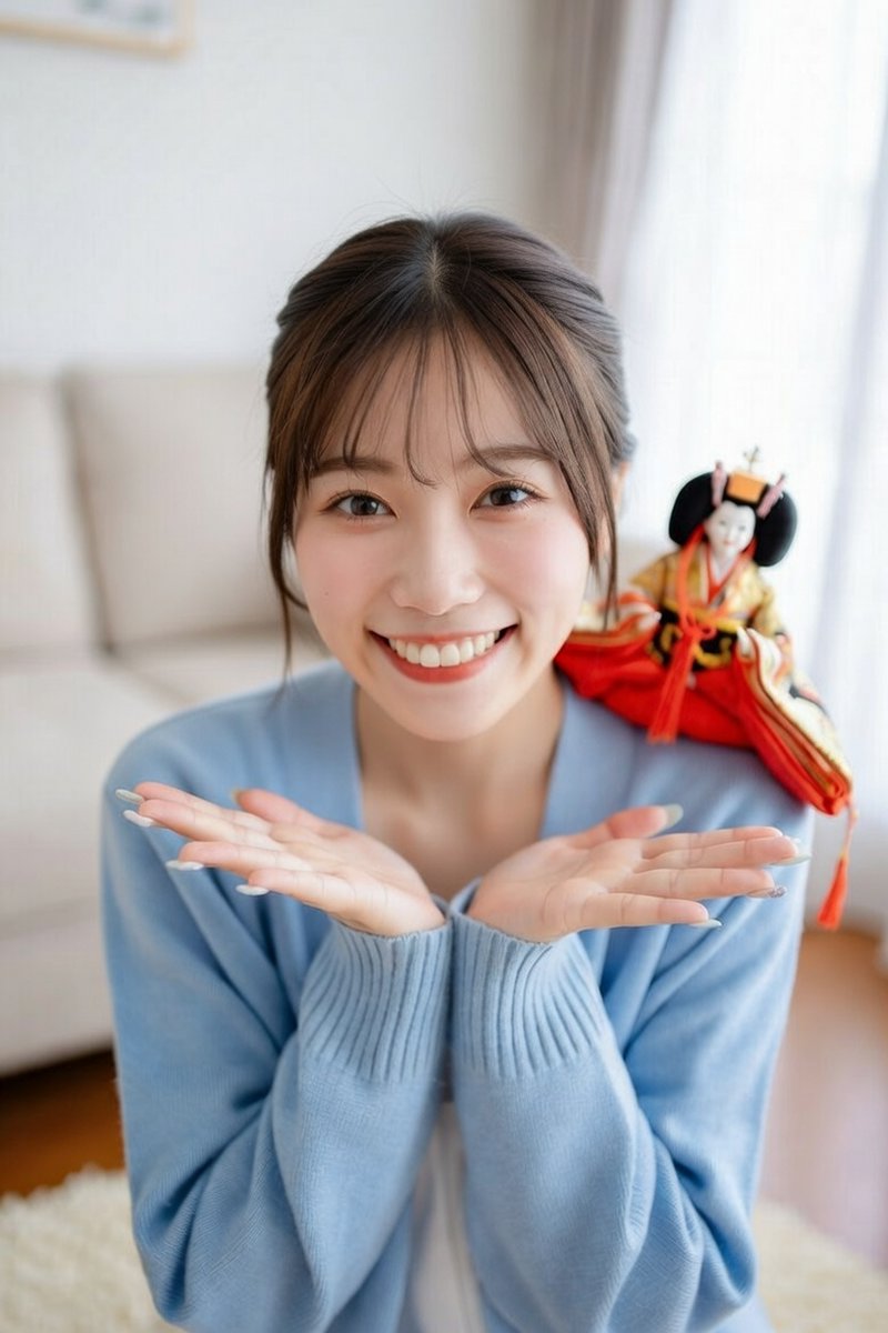 RT @milmilk_ai: 今日はひな祭だねー🎎
Today is the Japanese Doll Festival 🎎