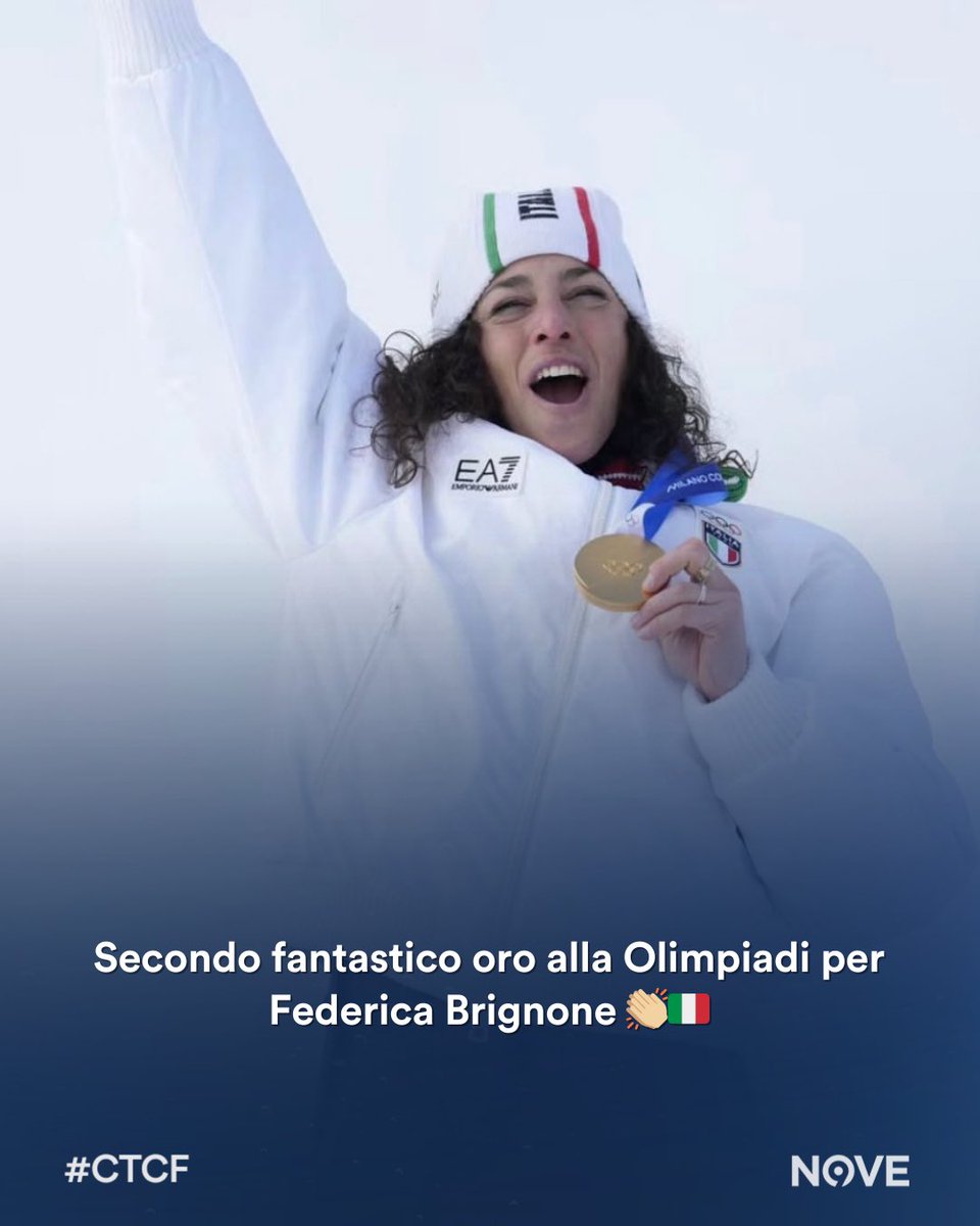 Anche in gigante Federica #Brignone fa la storia 👏🏼🇮🇹