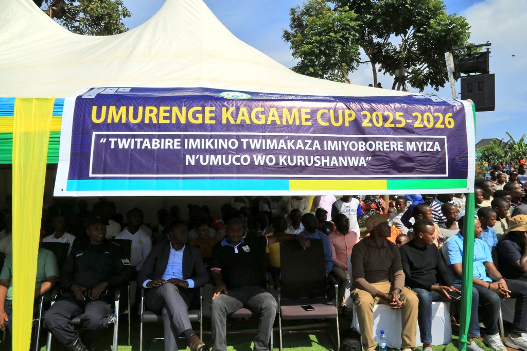 placide_art's tweet photo. Kagame Cup Final Underway in Rusizi District @RusiziDistrict
The final match of the #Kagame Cup @PaulKagame  sector tournament in men’s football is currently taking place in Rusizi District.
The decisive encounter brings together the teams from #Muganza Sector and #Nkombo Sector, as both sides compete for the championship title. @RwandaWest @NgororeroDistr @RubavuDistrict @NyabihuDistrict @Nyamasheke @RwandaLocalGov