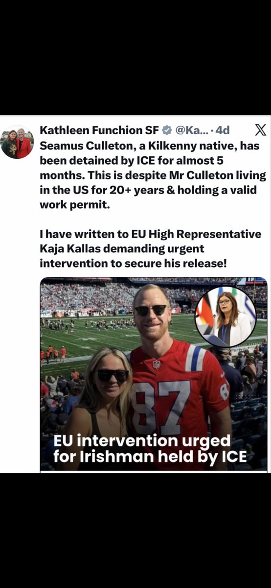 Useless, wasters sinn fein jumped on this bandwagon so quick DEMANDING his release😡

When his own daughters say hes a deadbeat dad who should face his drug charges back in Ireland

Sending blow up dolls to EU would be less embarrassing than having sf there &amp; save Irish taxpayers