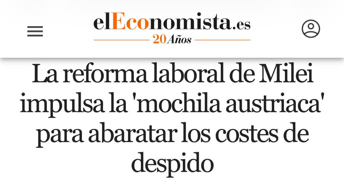 La mochila austriaca es una de las mayores trampas del neoliberalismo.

Es una hucha a tu nombre, donde cada mes se mete una cuota ligada a tu salario y se va acumulando. Si te despiden, cobras de esa hucha en lugar de la indemnización que hoy la empresa está obligada a pagarte.