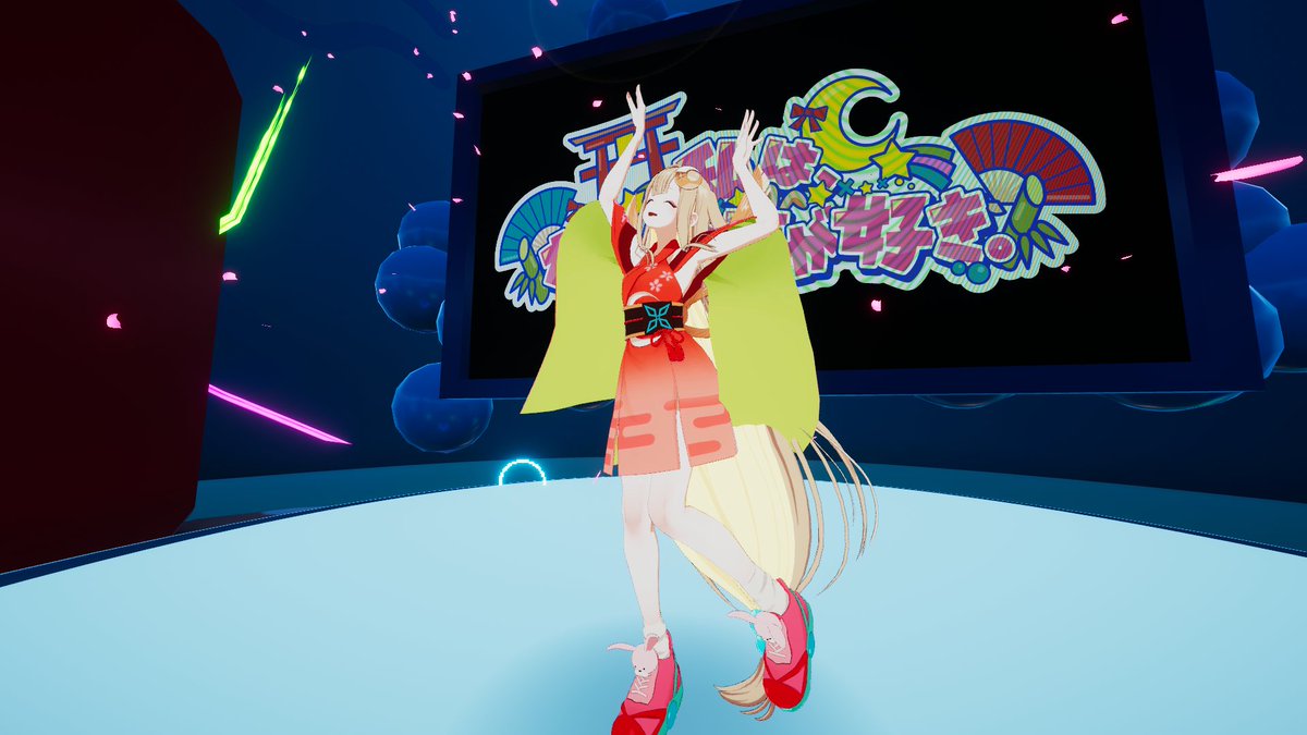 aterierz_rin's tweet photo. 「超かぐや姫！パフォーマンス」いかがでしたでしょうか！
かぐやの3Dモデルもあしび3Dチームが制作を担当しています🌕🐰
Sanrio Virtual Festival 2026のイベント期間中にあと3公演あるのでまだまだ楽しめるぞ～！
かぐやの元気いっぱいな姿たくさん見てもらえると嬉しいです！🌈
#超かぐや姫 https://t.co/Gsnc6E9fZ5