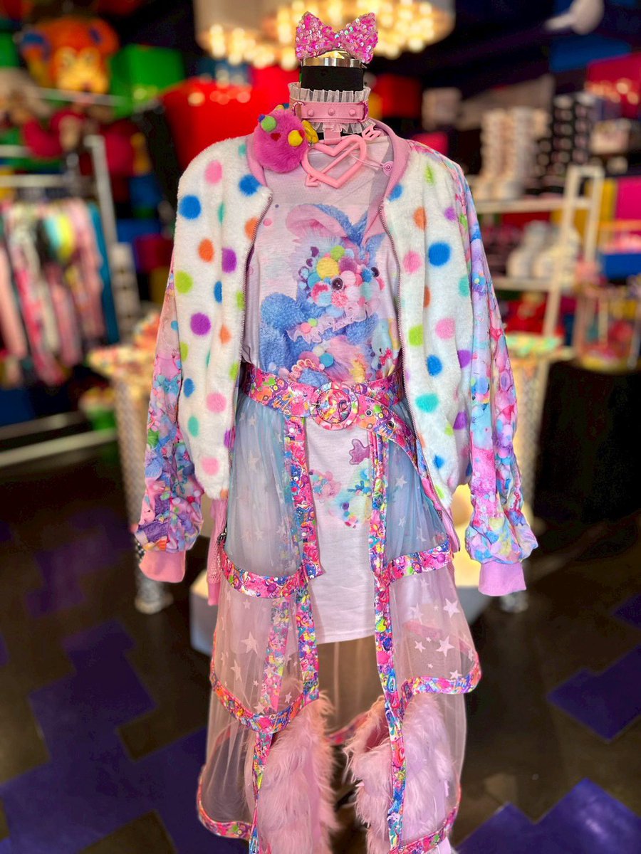 🩵🤍 Long Tiered Pannier-Skirt Belt / Like A Doll 🤍🩵 The skirt