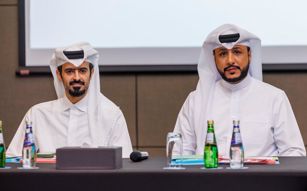 gccgamesqa's tweet photo. عُقد صباح اليوم بالدوحة اجتماع مدراء الوفود الخليجية، في إطار التحضيرات الجارية لـ دورة الألعاب الخليجية الرابعة – الدوحة 2026، تأكيدًا على أهمية التنسيق المشترك والعمل الخليجي الموحّد.

#GCCGAMESDOHA2026 https://t.co/UbADuH7lqk