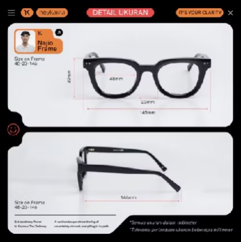 Memilih model kacamata itu bukan ikut2an, tapi pilihlah yang cocok di wajah kamu, karena itu bagian dari jati diri. Baca deskripsi sebelum pilih 👇
s.shopee.co.id/LhnC1nt9k