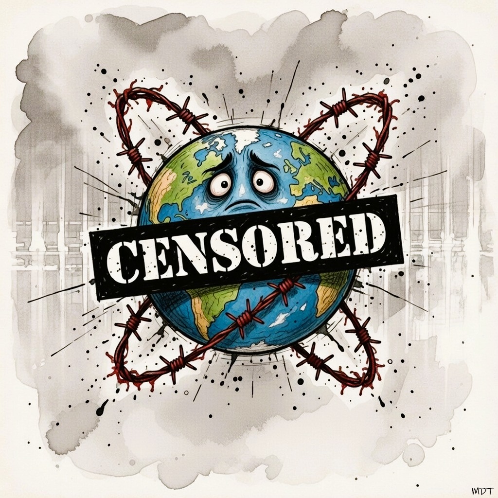 mariandidthis's tweet photo. #Romania #Cenzura #Dictatura #World #DigitalArt #FreeSpeech #MDT #LibertateDeExprimare #CNA #RealitateaTV #TruthSuppressed #Orwellian
Când adevărul devine prea periculos. 🤫 https://t.co/Kqxdoof8Ql
