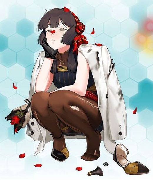 このモガちゃん虹彩の薄い瞳や表情、佇まいからすごく外国の子っぽさがあって好き 