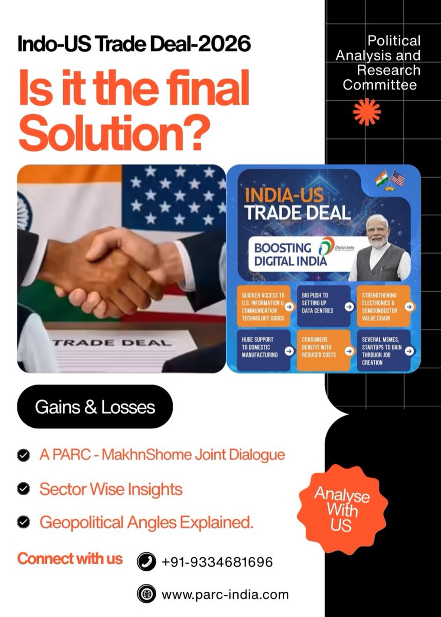 SPQUANTS's tweet photo. The newest political storm is weaved around #IndiaUSTradeDeal. Another chance for Opposition to survive, whether they understand this issue or not. #RahulGandhi is again charged up so is #RakeshTikait for another innings.
Let's find out the realities for the confused masses. https://t.co/VwY8IMhwyE