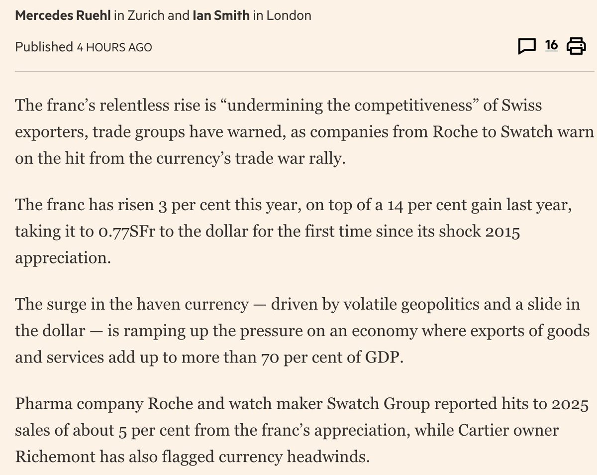 There are two types of economies...