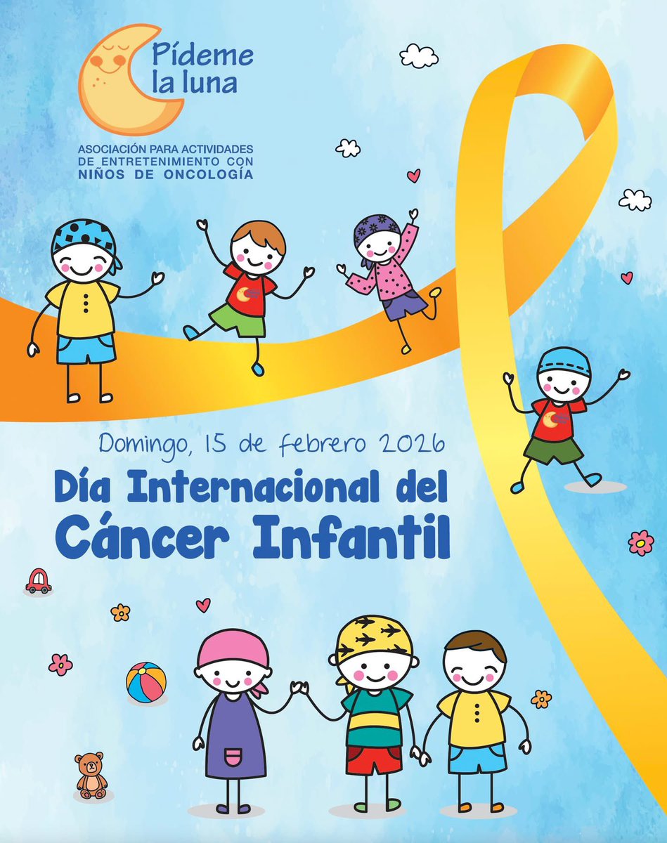 PidemeLaLuna_'s tweet photo. Hoy alzamos la voz por los verdaderos héroes: niños que luchan contra el cáncer con una valentía inmensa, y por sus familias, ejemplo de amor inquebrantable. 💛
Desde Pídeme la Luna 🌙 enviamos fuerza, esperanza y todo nuestro cariño a cada pequeño guerrero #DíaDelCáncerInfantil https://t.co/2OrZD9uZp8