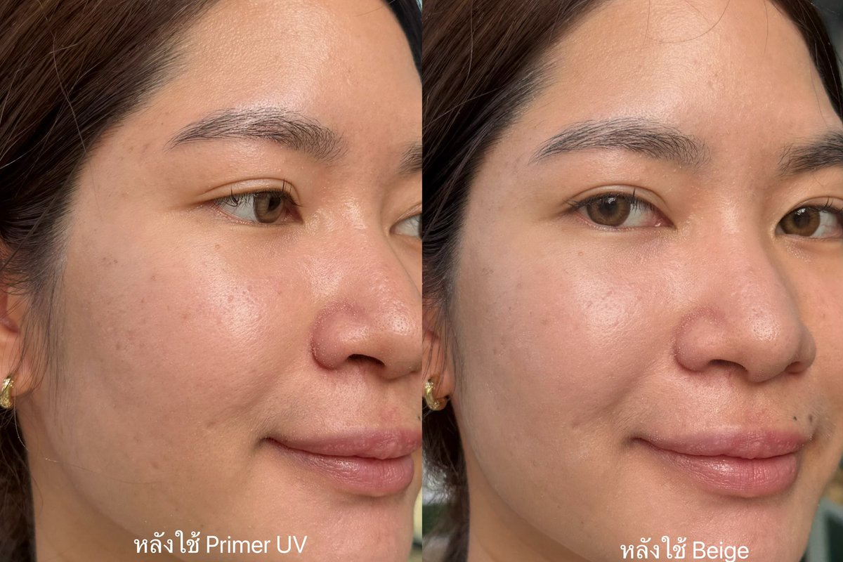 เป็นกันแดดที่ใช้มาตลอดเข้าสู่หลอดที่ 4 ได้แล้วว✨ Allie ลูกรัก ปิ๊งชอบใช้เบจกับไพรเมอร์ก่อนแต่งหน้า เค้าจะช่วยปรับสีผิว ทำให้เมคอัพติดทน เบลอผิว แต่งหน้าง่ายขึ้น วันไหนไม่อยากแต่งหน้าเยอะก็แค่ลง beige ปัดแก้มนิดนุง ทาลิป แค่นี้ก็ได้ลุคธรรมชาติแล้วว☀️