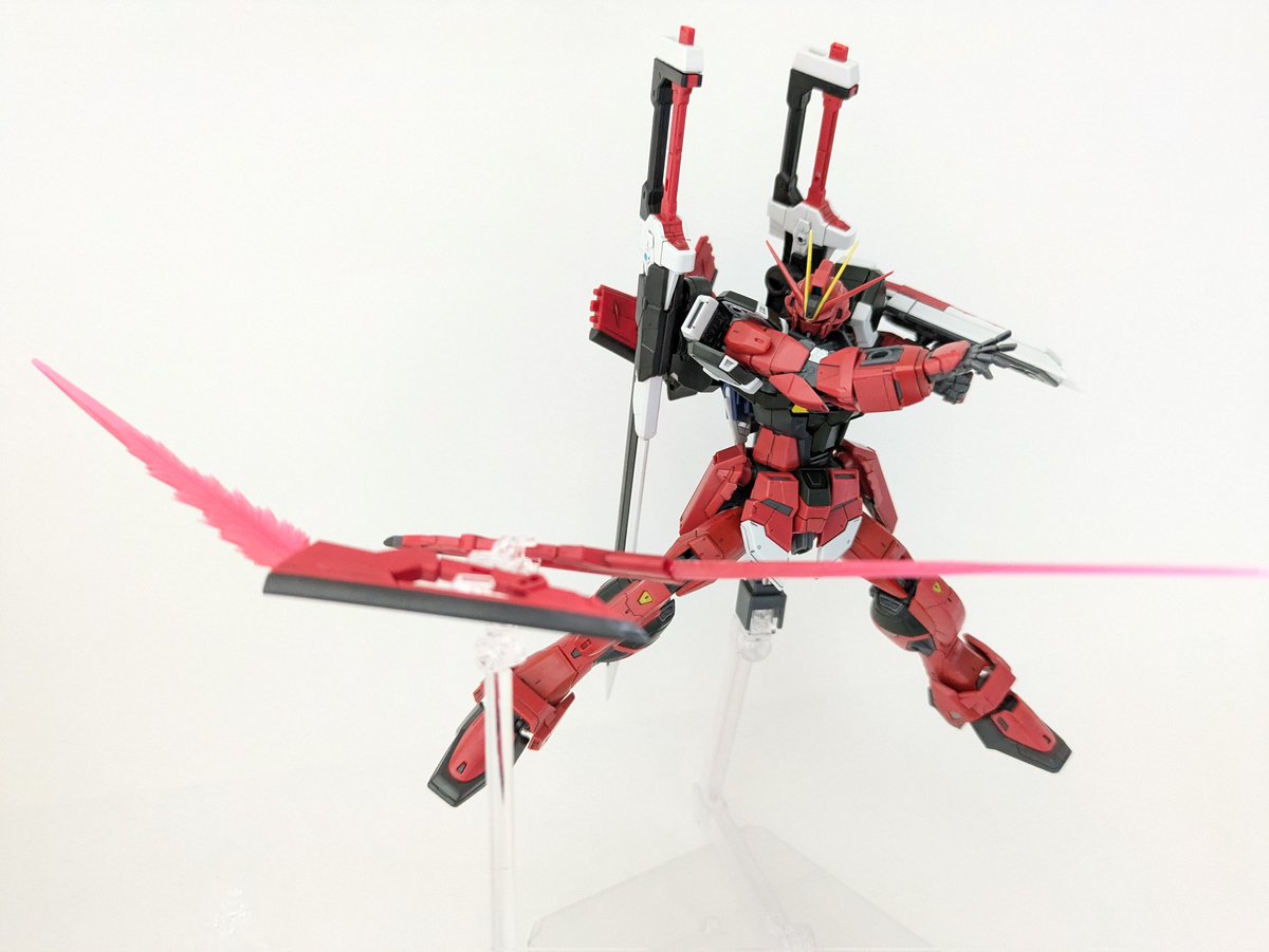 RG　ソードインパルスガンダムSpecII　完成！

本体は通常のソードインパルスの色替ですがレールガンが付属しています。
インパルスSpecIIの中でもやはりソードがルナマリア機っぽくて好き。

#ガンプラ
#ガンダムSEEDFREEDOM