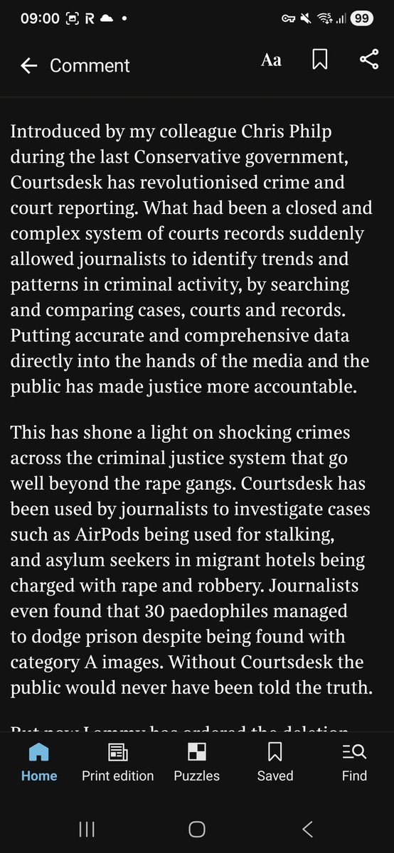 "Courtsdesk has revolutionised crime and court reporting....putting accurate and comprehensive data into the hands of the media and public has made justice more accountable". Thanks <a href="/NJ_Timothy/">Nick Timothy MP</a>