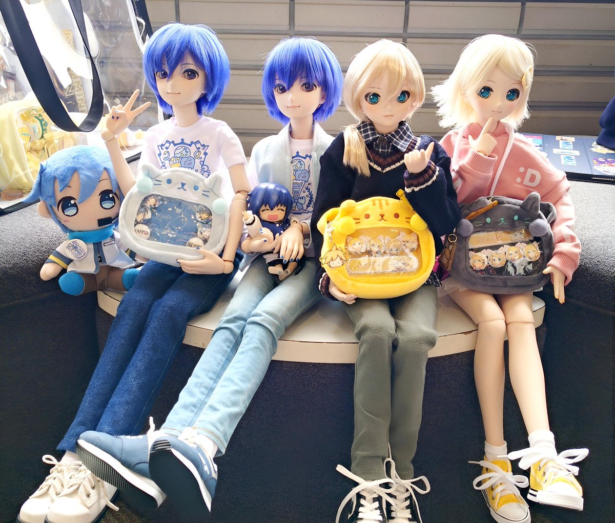 あとドール用のKAITO痛バを作ったから、どうしてもKAITOと痛バ連番うち