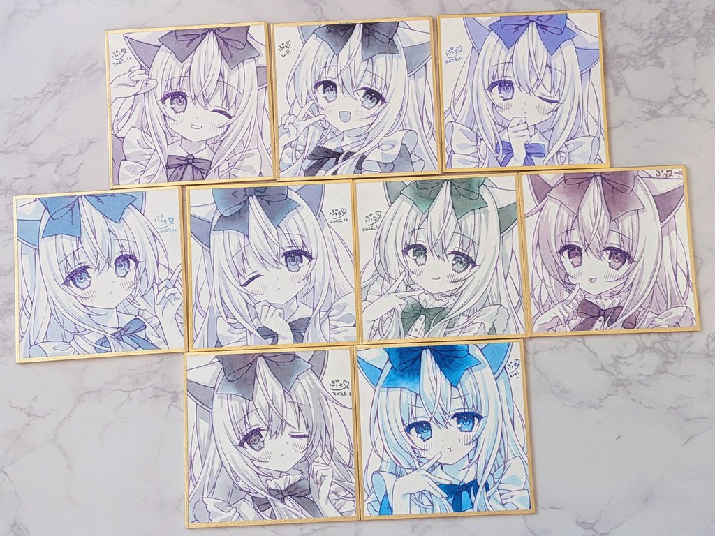 コミティアに持っていく色紙