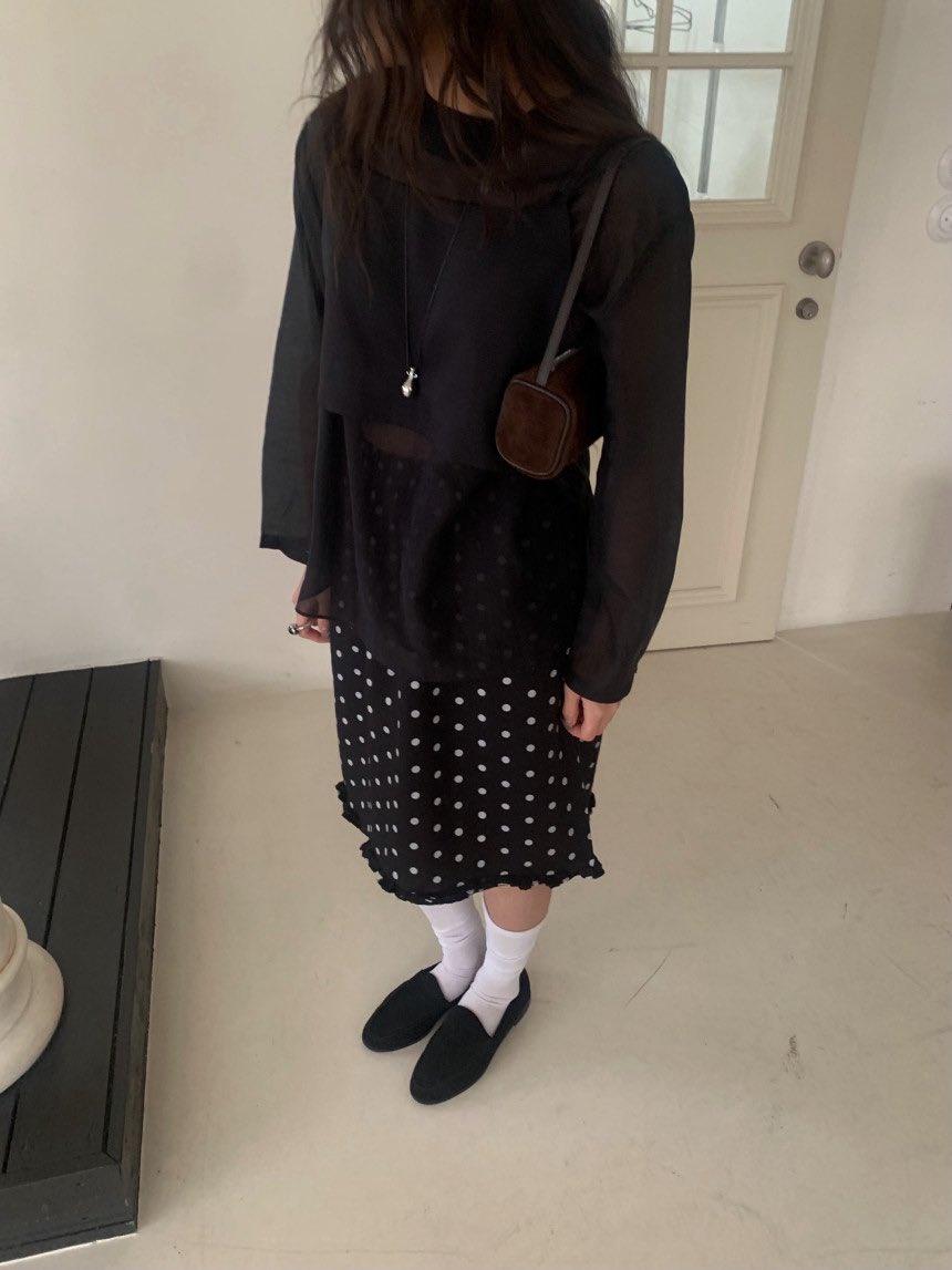 도트 스커트 코디 레퍼런스 모음