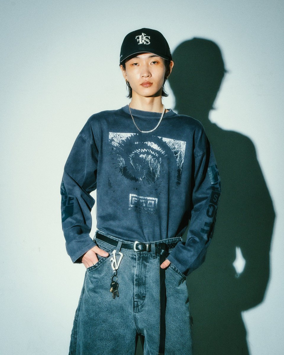 TEE LS FORSOMEONE SPIRAL 48 トップス