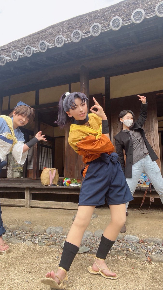今日はきり丸と土井せんせーであわせしてきた🥰芳野さんがいっぱい撮ってくれたよー！！！！♡(.◜ω◝.)♡楽しかった❣️