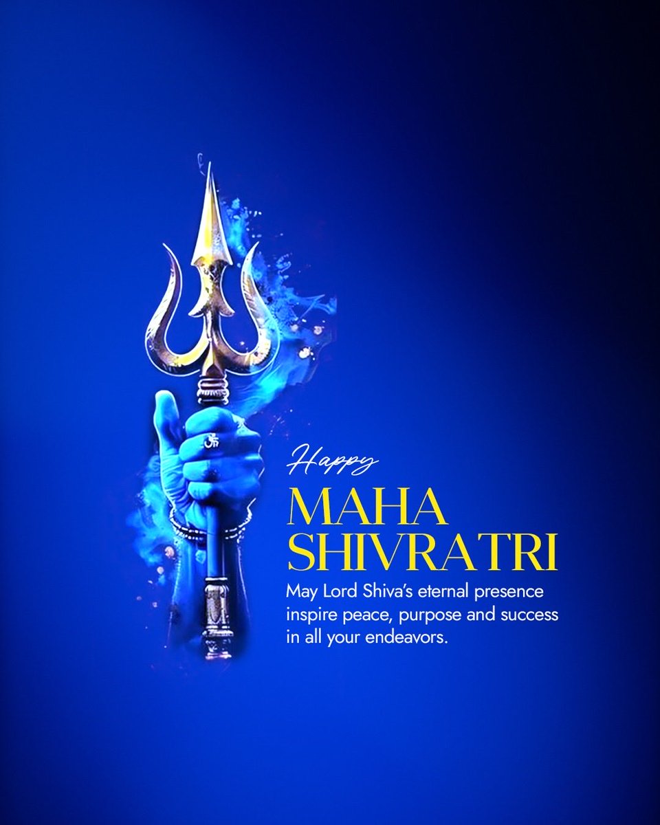 Wishing you a happy Maha Shivratri!