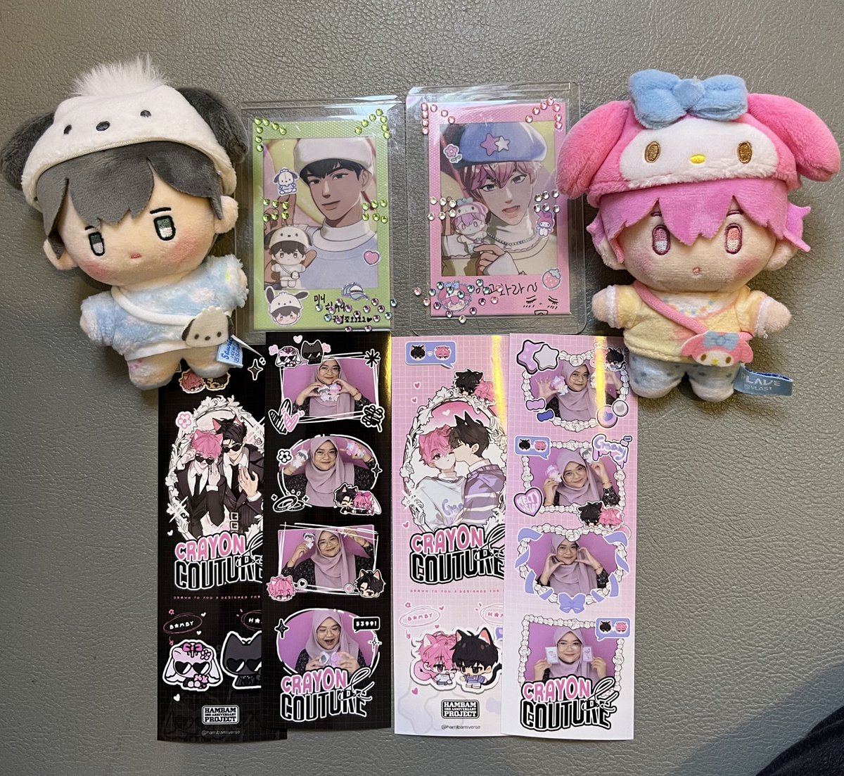 finally got the chance to get these 🖤💓 photoframe 🥹🥹
<a href="/hamibamiverse/">🖤🩷</a> #Hambam #함밤 #CrayonandCouture_HMBM