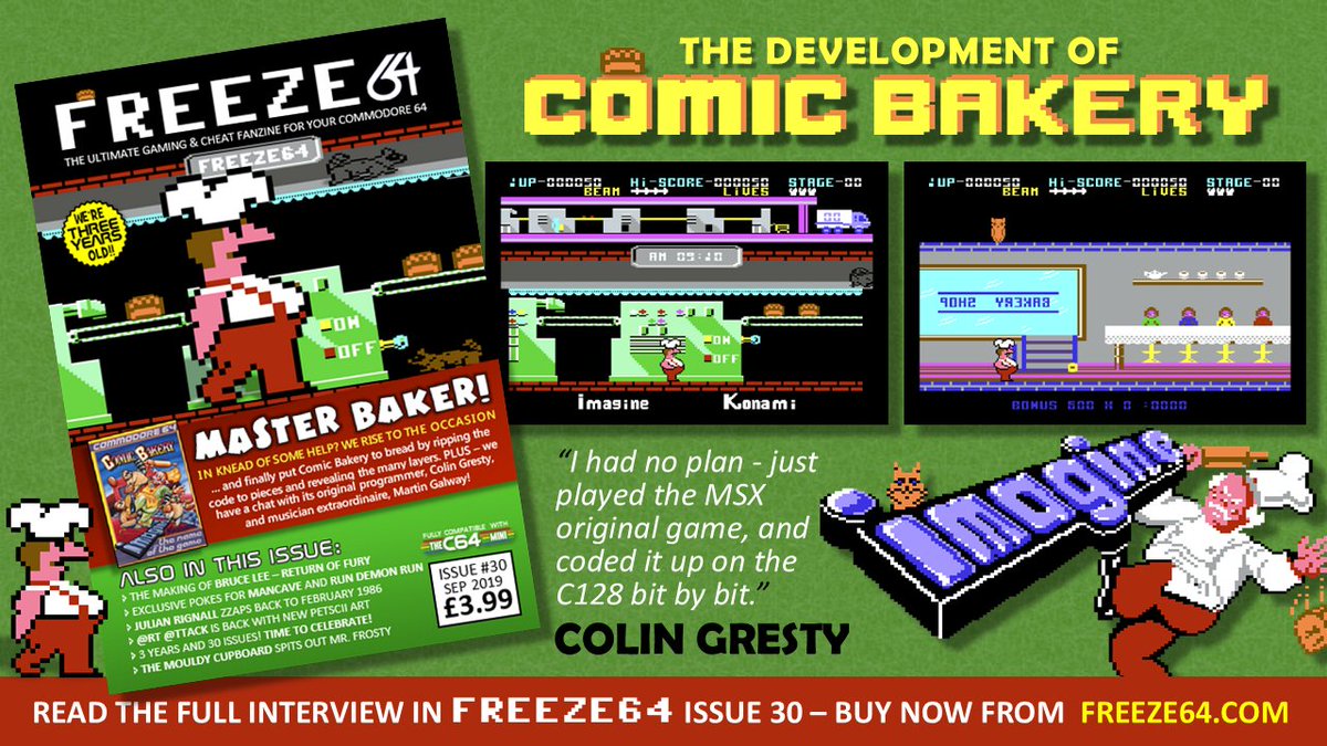 Vinny Mainolfi | FREEZE64.com | Commodore 64 tweet media