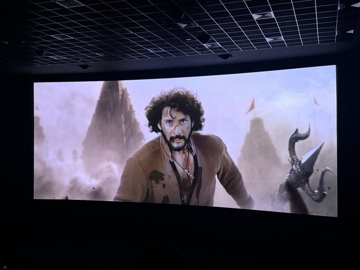 Experienced <a href="/VaranasiMovie/">Varanasi</a> for first time on Big Screen🔥, and coincidentally it’s Maha Shivaratri🔱 

#MaheshBabu | #Varanasi 
My Hero @urstrulymahesh 👑