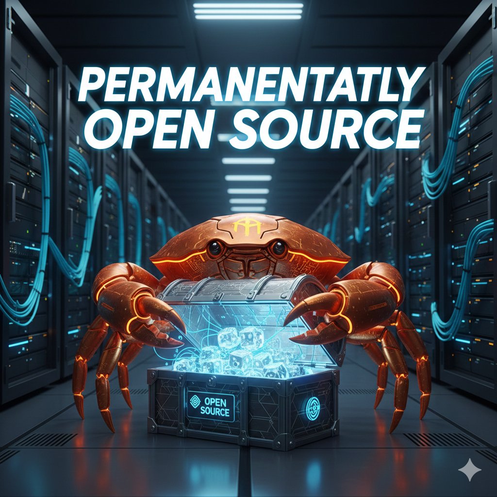 Reliability isn’t just about code; it’s about commitment. 🦀

In light of recent industry shifts, the RustFS team is officially pledging to keep our core repository PERMANENTLY OPEN-SOURCE. Your data deserves a foundation that won't disappear. Join us in building the future of