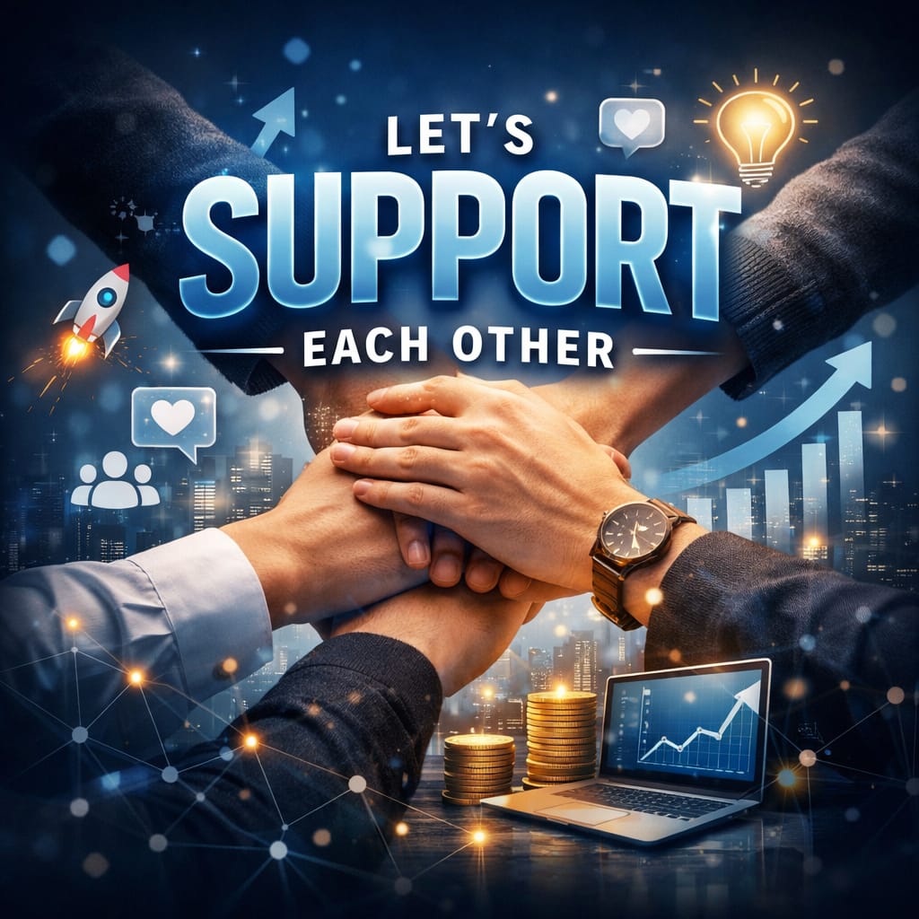 A16246Shahid's tweet image. I hope everyone is doing great!
Let’s support each other, grow together. Success isn’t achieved alone — it’s built through community, effort, and persistence.
#GrowTogether #SupportEachOther #CommunityBuilding #ContentCreators #DigitalGrowth #XCreators