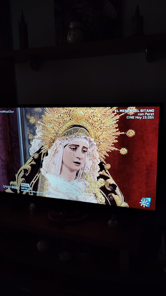 Hoy llega tu mirada a toda Andalucía... la Madre de las madres del Cerro #SantaMisaCSur