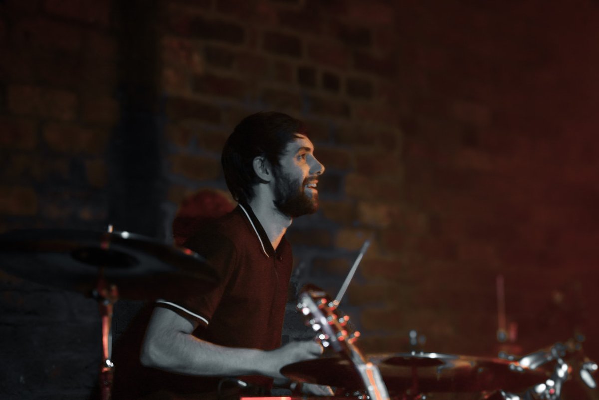 civic_green's tweet photo. Happy birthday to the main man at the back 🥁

Have a brilliant birthday Gav! It’s hard to try and find a picture of you not smiling on stage 😂🍰

#CivicGreen #Birthday https://t.co/vrTqFiXjki