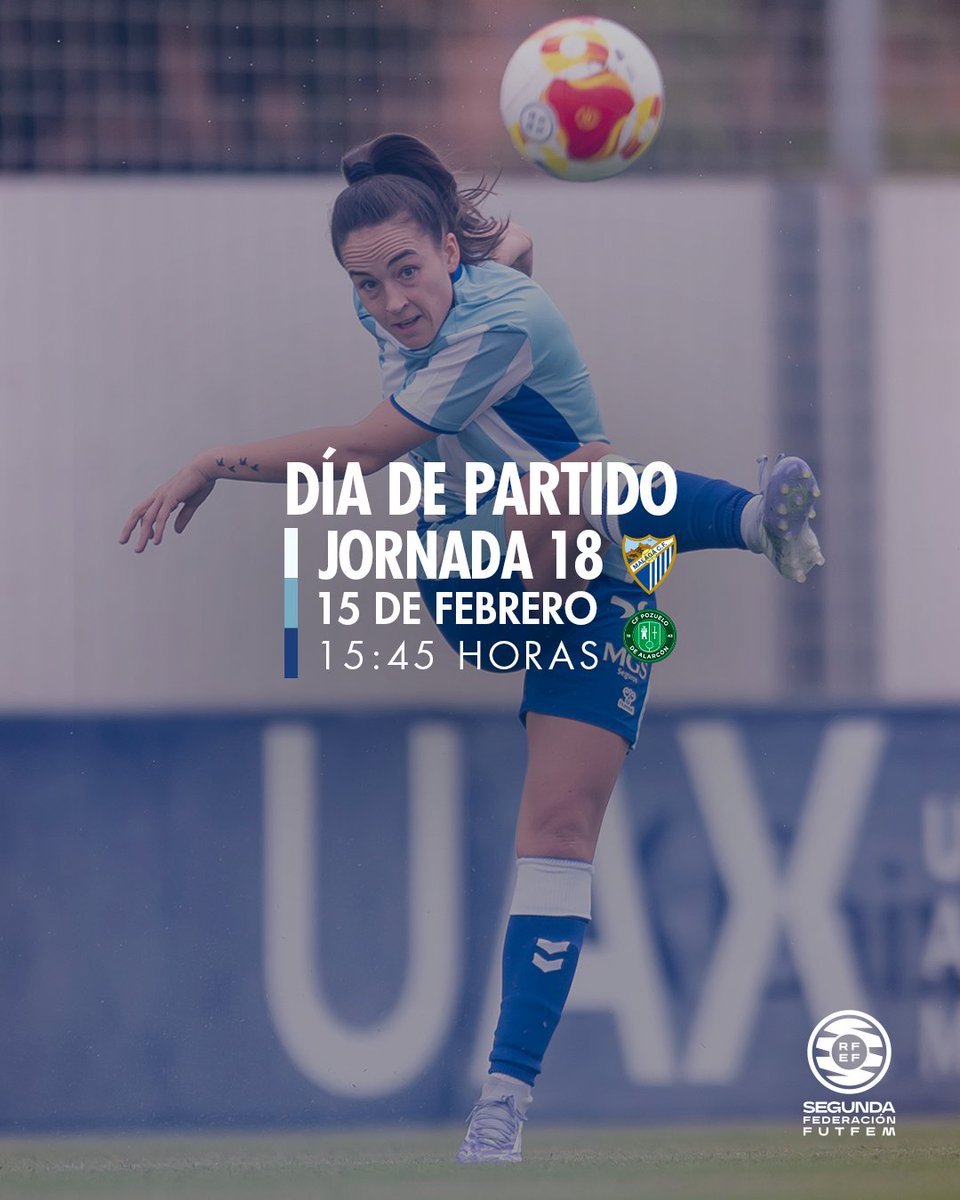 𝐌𝐀𝐓𝐂𝐇𝐃𝐀𝐘 ||   🩵🤍

Un partido fundamental para seguir mirando hacia arriba. Os esperamos, afición.

Chicas, con todo. ¡Siempre, con todo! 👊

#MálagaPozuelo