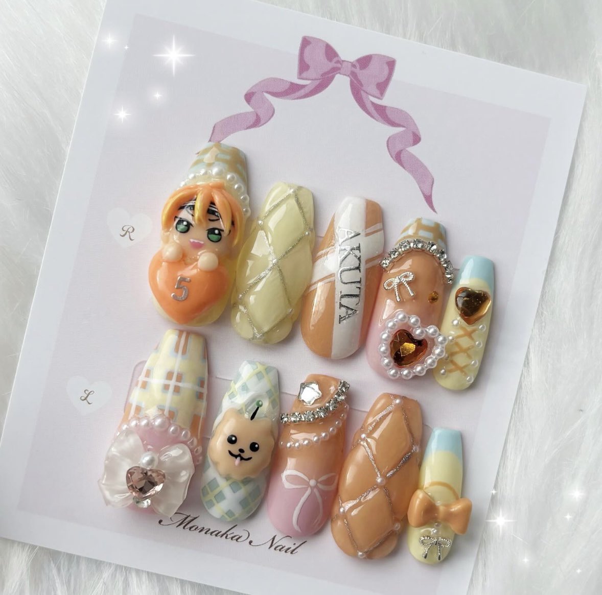 Monaka Nail_痛ネイルチップ販売🎀 (@monaka_nail_) / Posts / X
