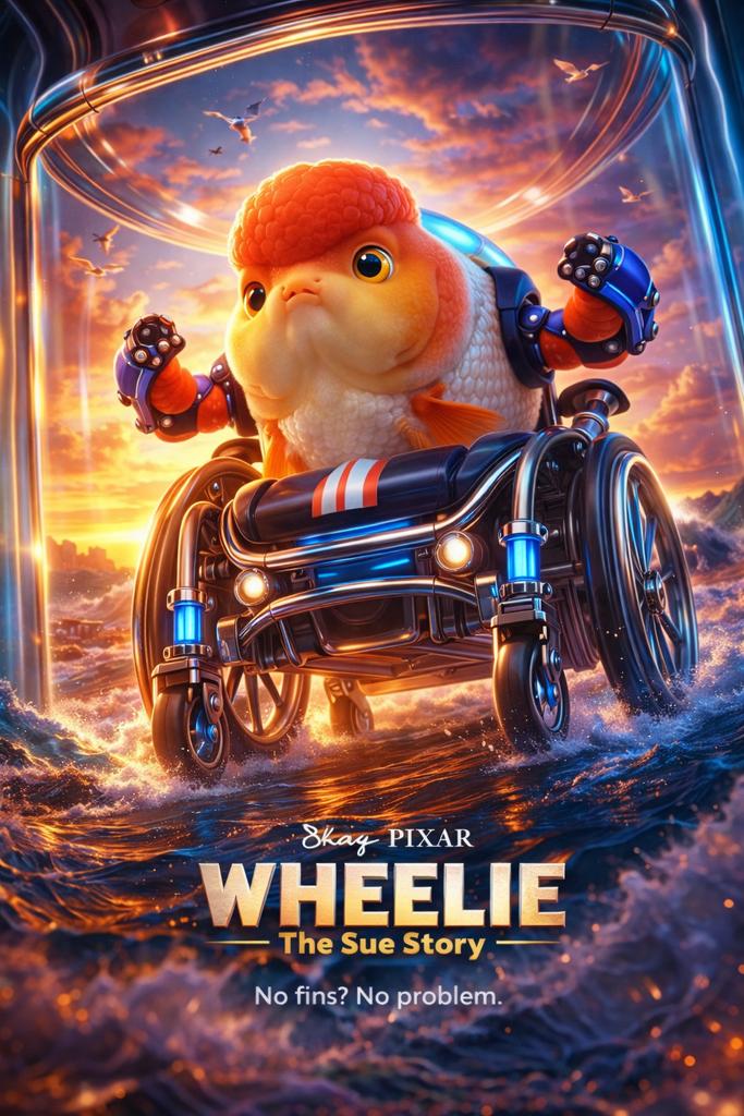 MY MEME ENTRY 🫣 

Picture this: no flippers, no tailwind, trapped in a glass prison…
Most fish give up.
$SUE said “bet”, strapped on carbon rims, hit the nitro, and turned the tank into a racetrack.
$SUE doesn’t swim with the current

<a href="/wheelchairsue/">Mr.Sue The Ranchu</a> $SUE