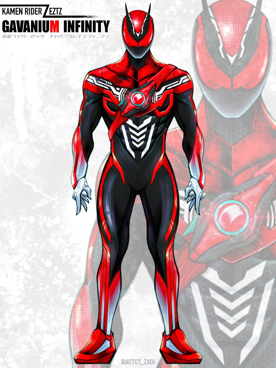 「仮面ライダーゼッツ 【ギャバニウムインフィニティ】 新たなる夢の始まり」|ザギザギ/ZAGIZAGIのイラスト