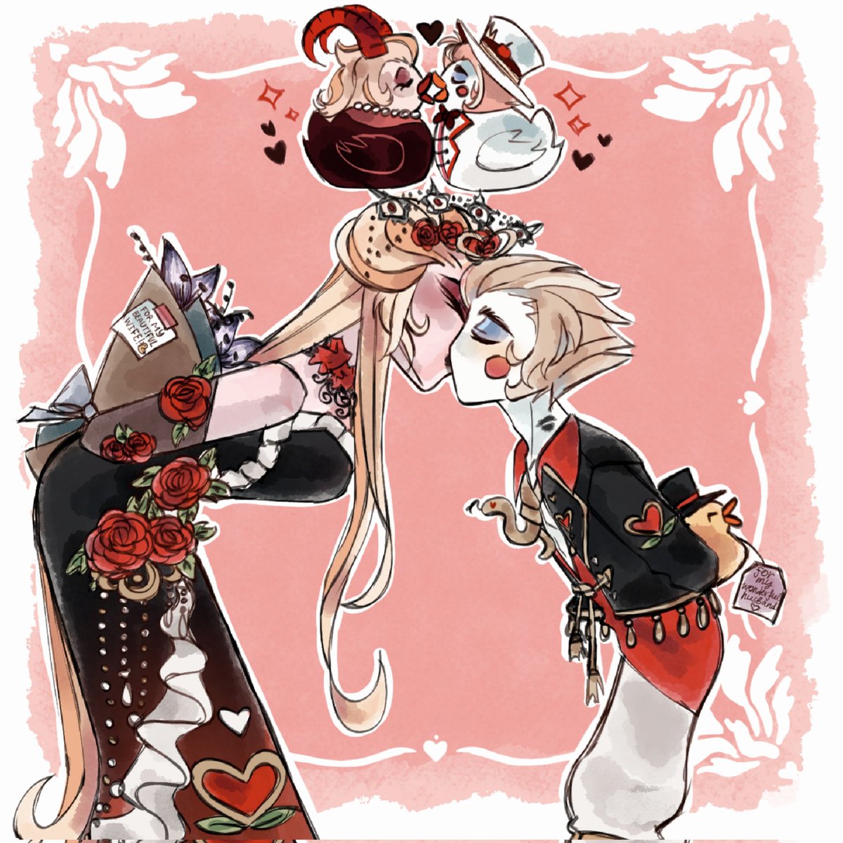 shinnyarts's tweet photo. Happy Valentine's day! ;)

Thanks Viv for finally dropping some merch with my beloved #lucilith 🤧

#HazbinHotel #ValentinesDay #fanart #LuciferHazbinHotel #LuciferMorningstar #LilithMorningstar https://t.co/TeXKdM76VD